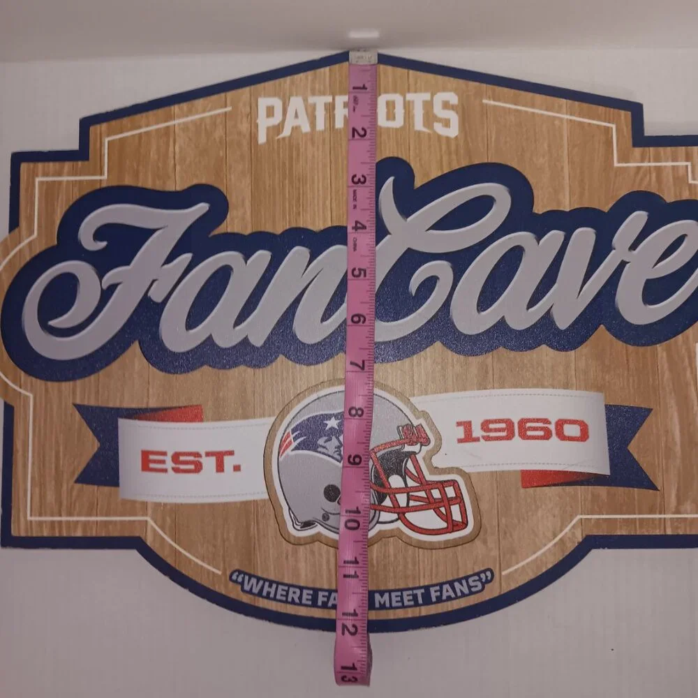 NFL NEW ENGLAND PATRIOTS FAN CAVE WALL DECOR - Picture 7 of 7